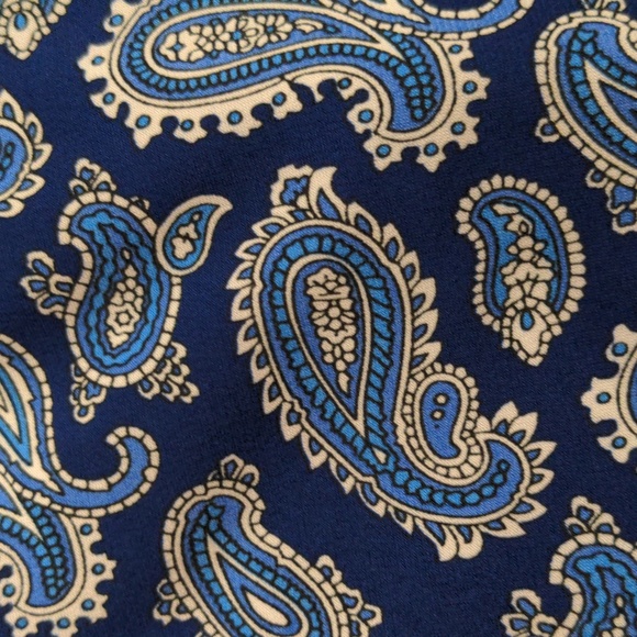 MIchael Michael Kors Blue Paisley Shift Dress Medium - Picture 5 of 8